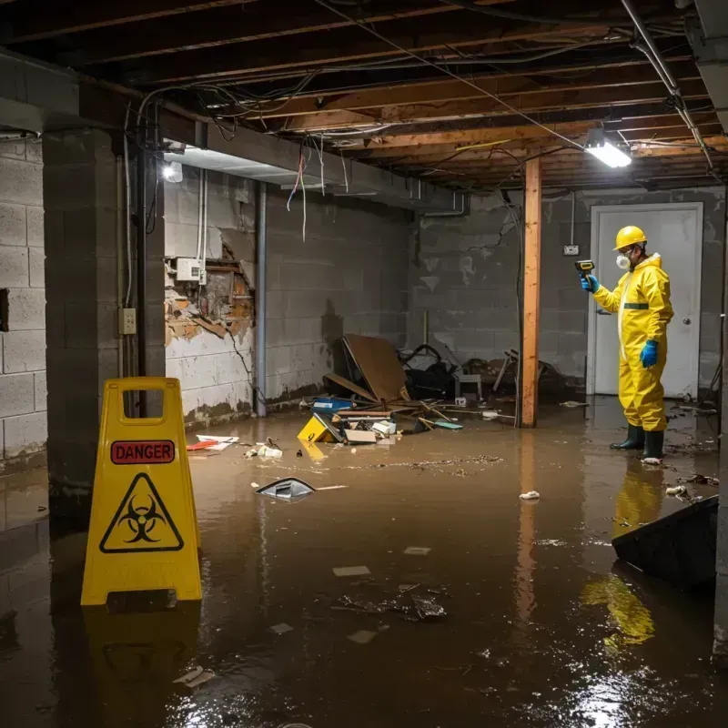 Flooded Basement Electrical Hazard in Lebanon County, PA Property